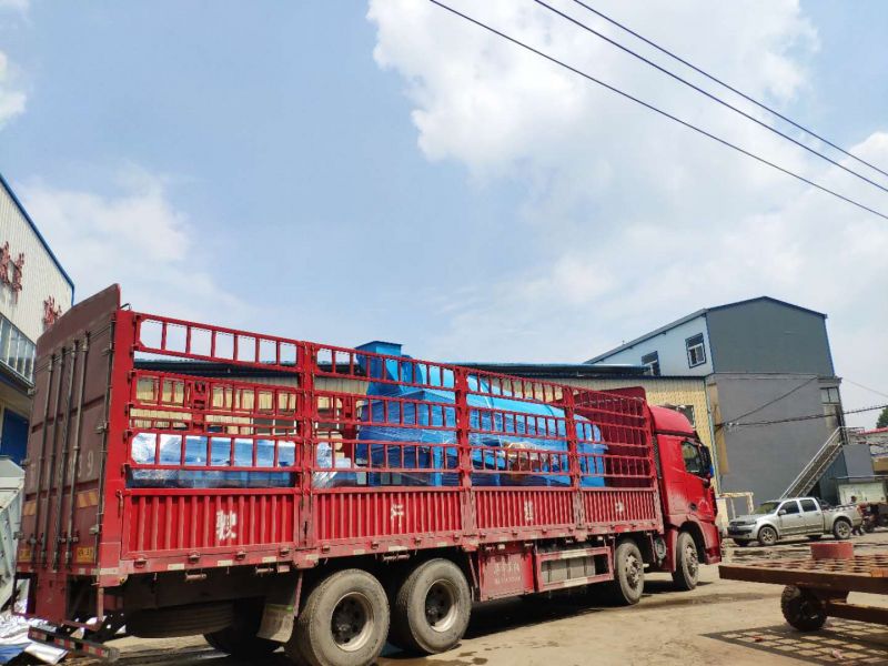 石家庄的王经理订购的新斯曼振动筛六台已发货