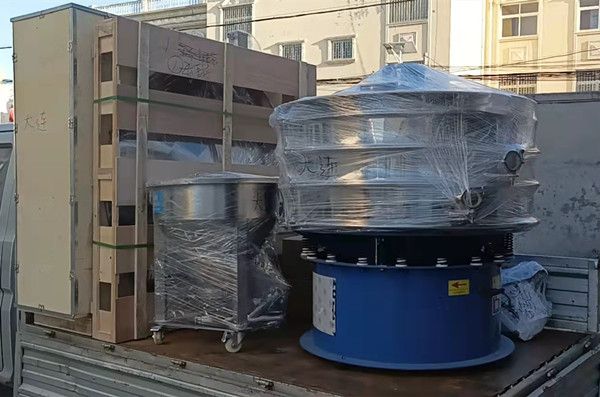 旋振筛、真空上料机、料仓发货