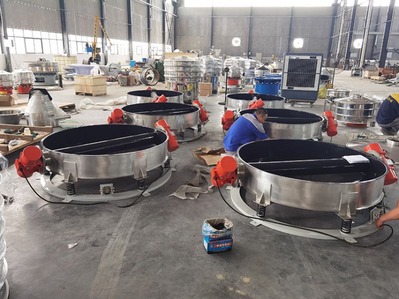 直排筛生产加工中